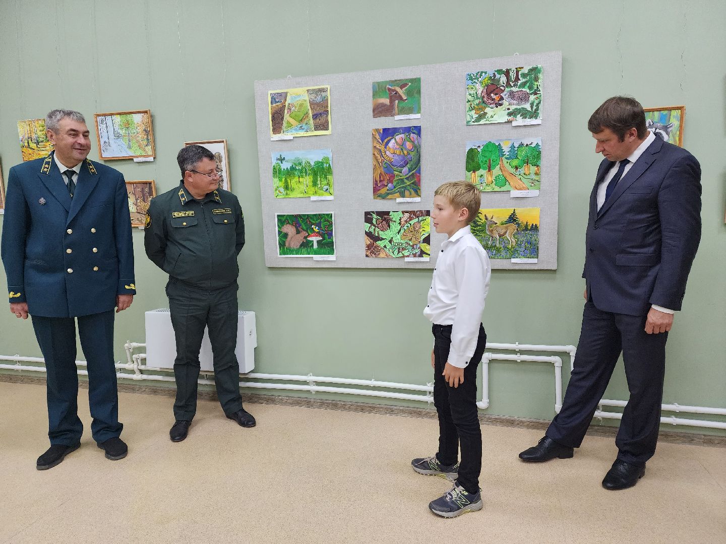 выставка картин, лес, природа, конкурс, пушкино,