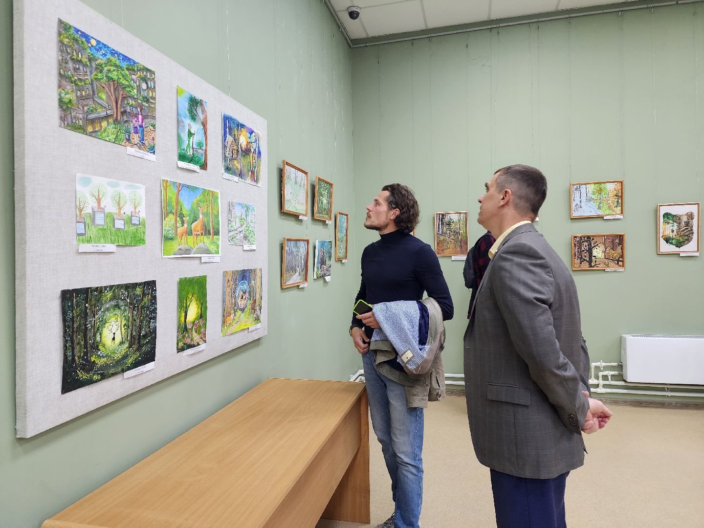 выставка картин, лес, природа, конкурс, пушкино,