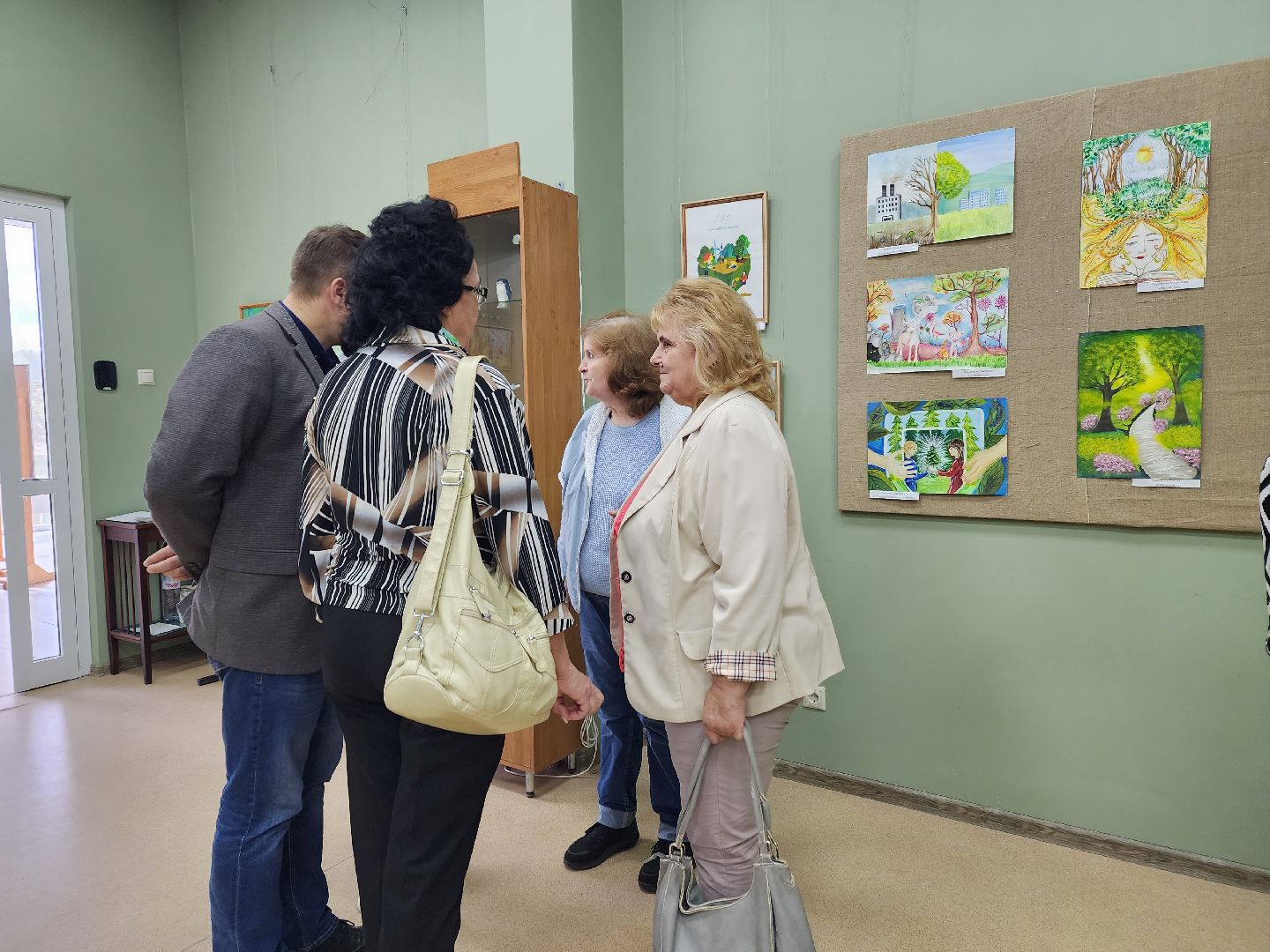 выставка картин, лес, природа, конкурс, пушкино,