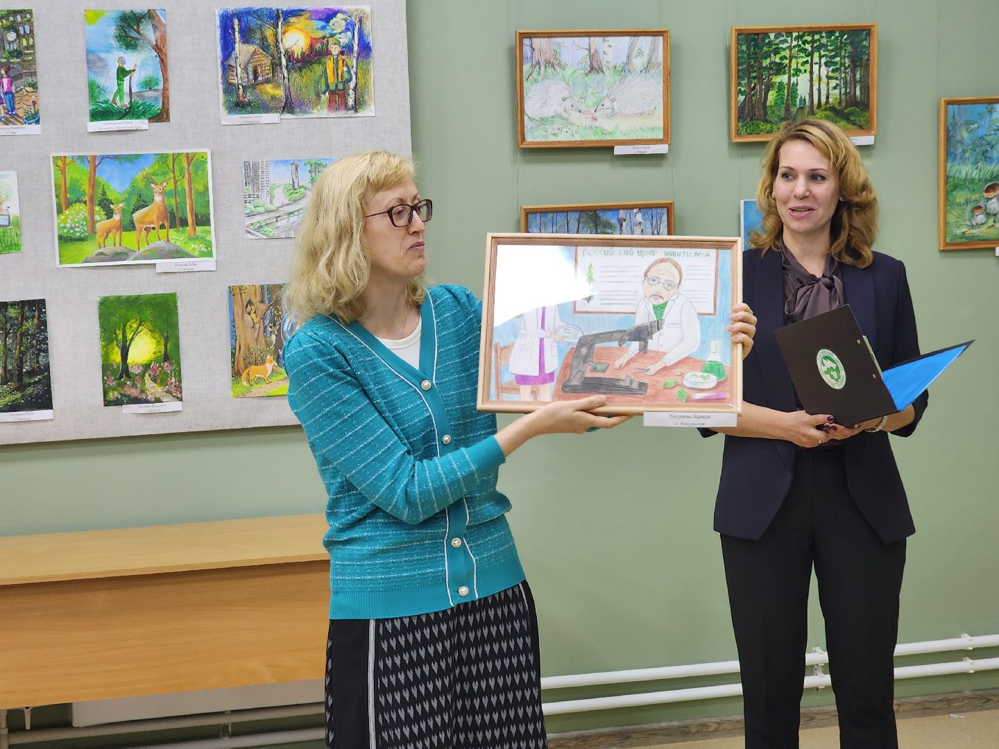 выставка картин, лес, природа, конкурс, пушкино,