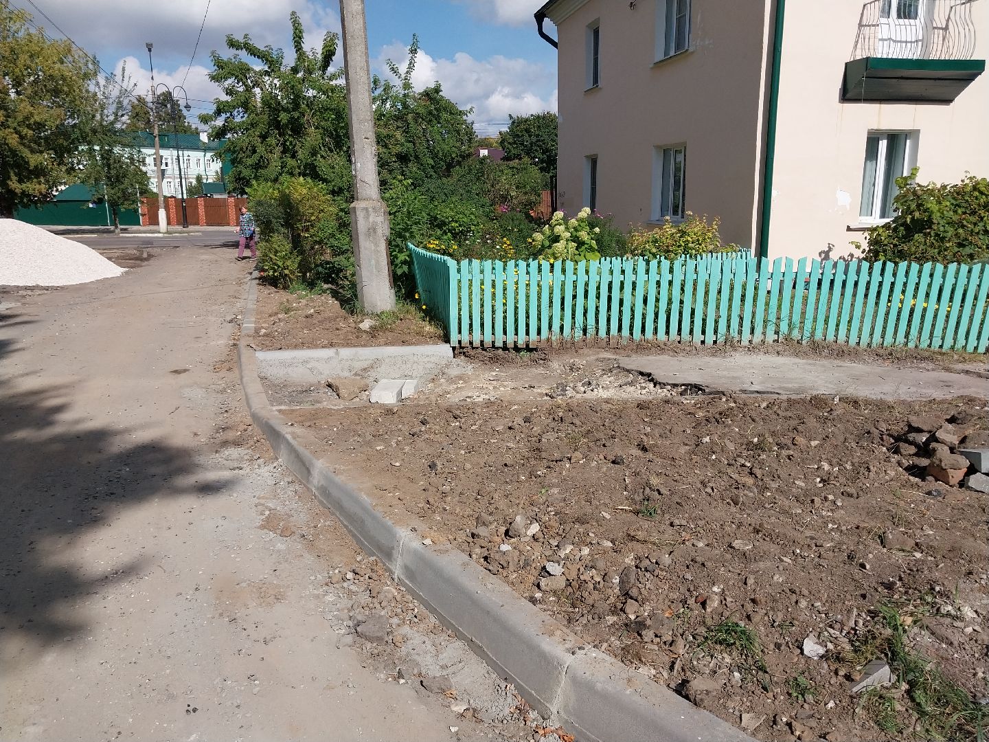 Коломна, благоустройство дворов, новый асфальт