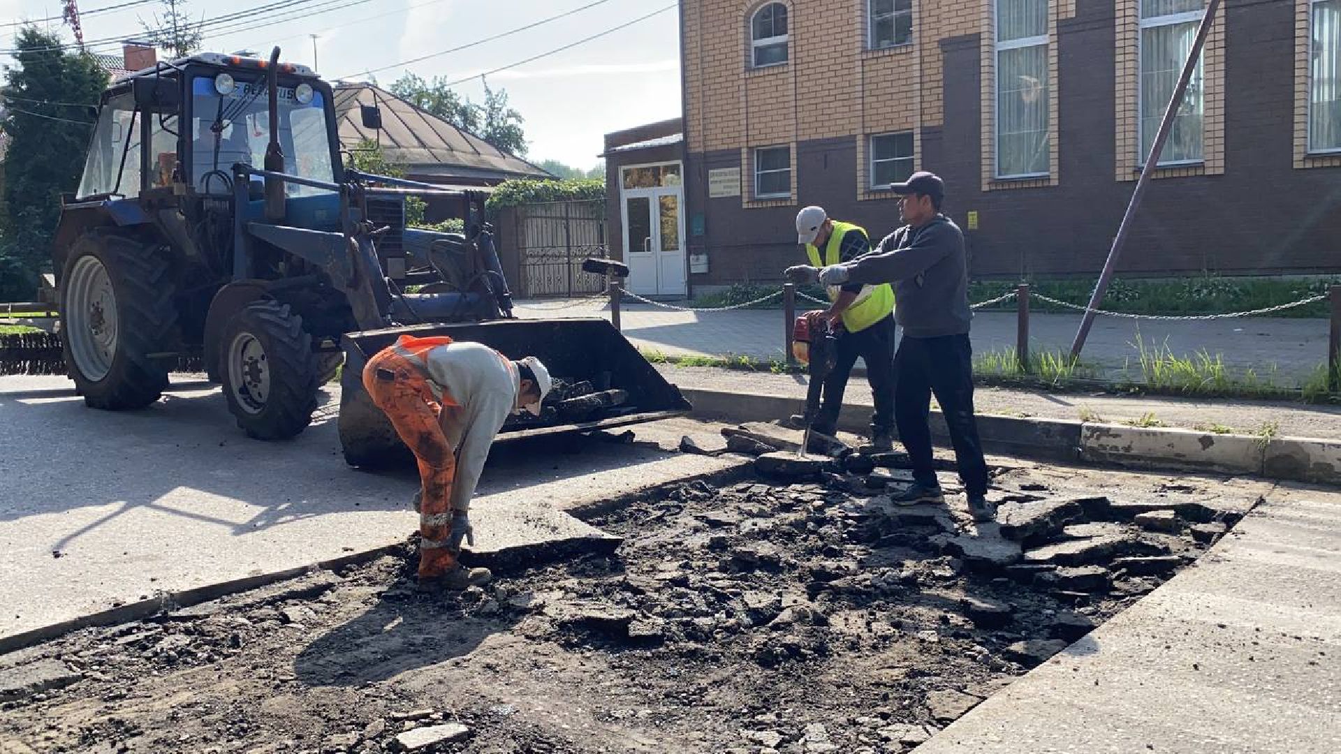 Подольск, дороги подмосковья, ямочный ремонт,