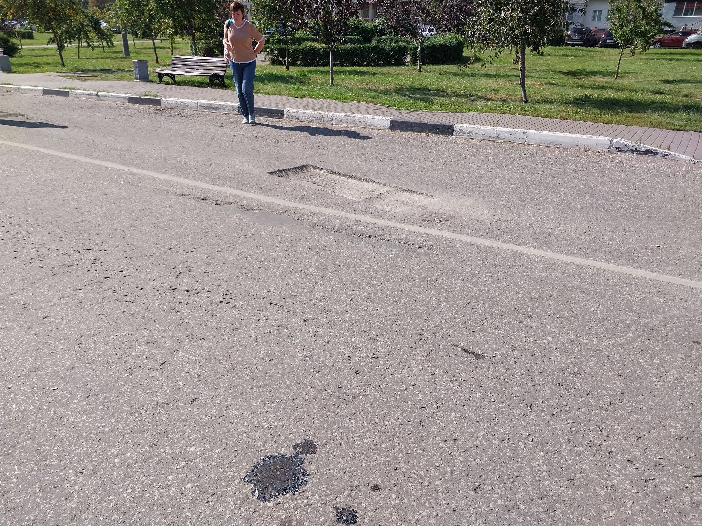 Коломна, дороги, ямочный ремонт, железнодорожная станция