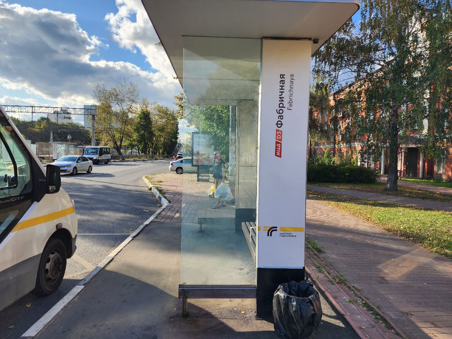 Раменское, транспорт, МЦД-3, новые автобусные остановки на Фабричной