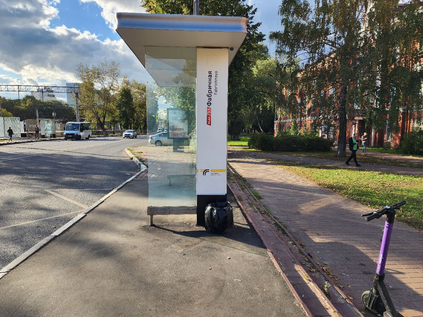 Раменское, транспорт, МЦД-3, новые автобусные остановки на Фабричной