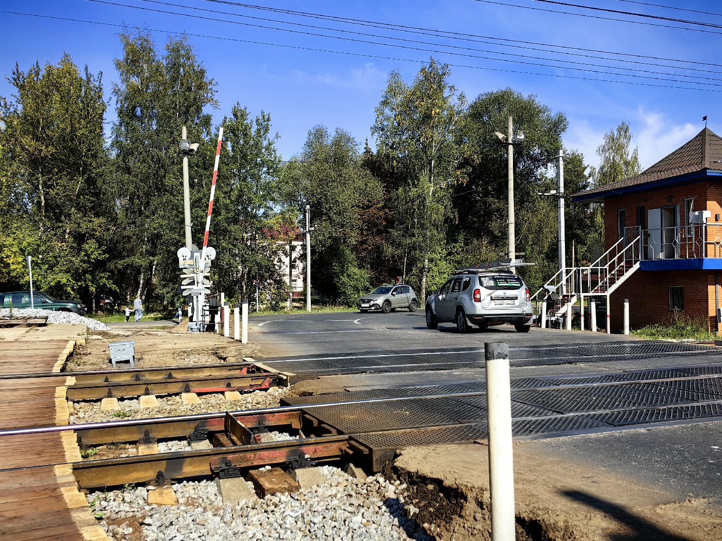 Шлагбаум, замена, ПАШ, дорога, автомобили