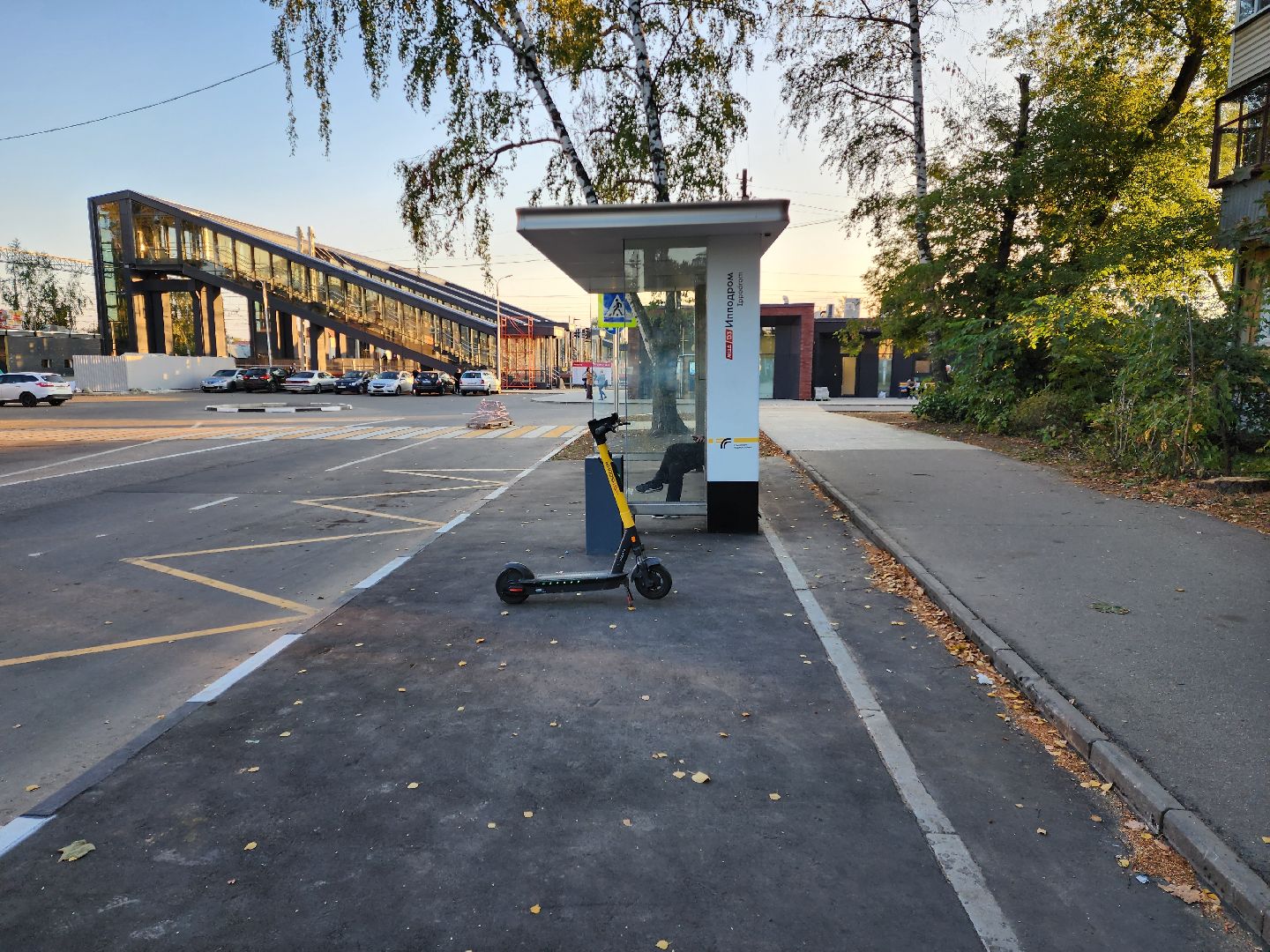 Раменское, транспорт, МЦД-3, автобусная остановка у платформы Ипподром