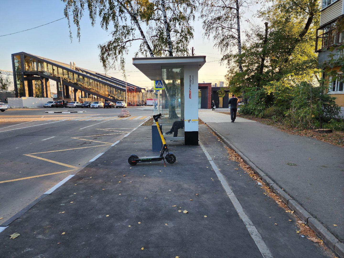 Раменское, транспорт, МЦД-3, автобусная остановка у платформы Ипподром