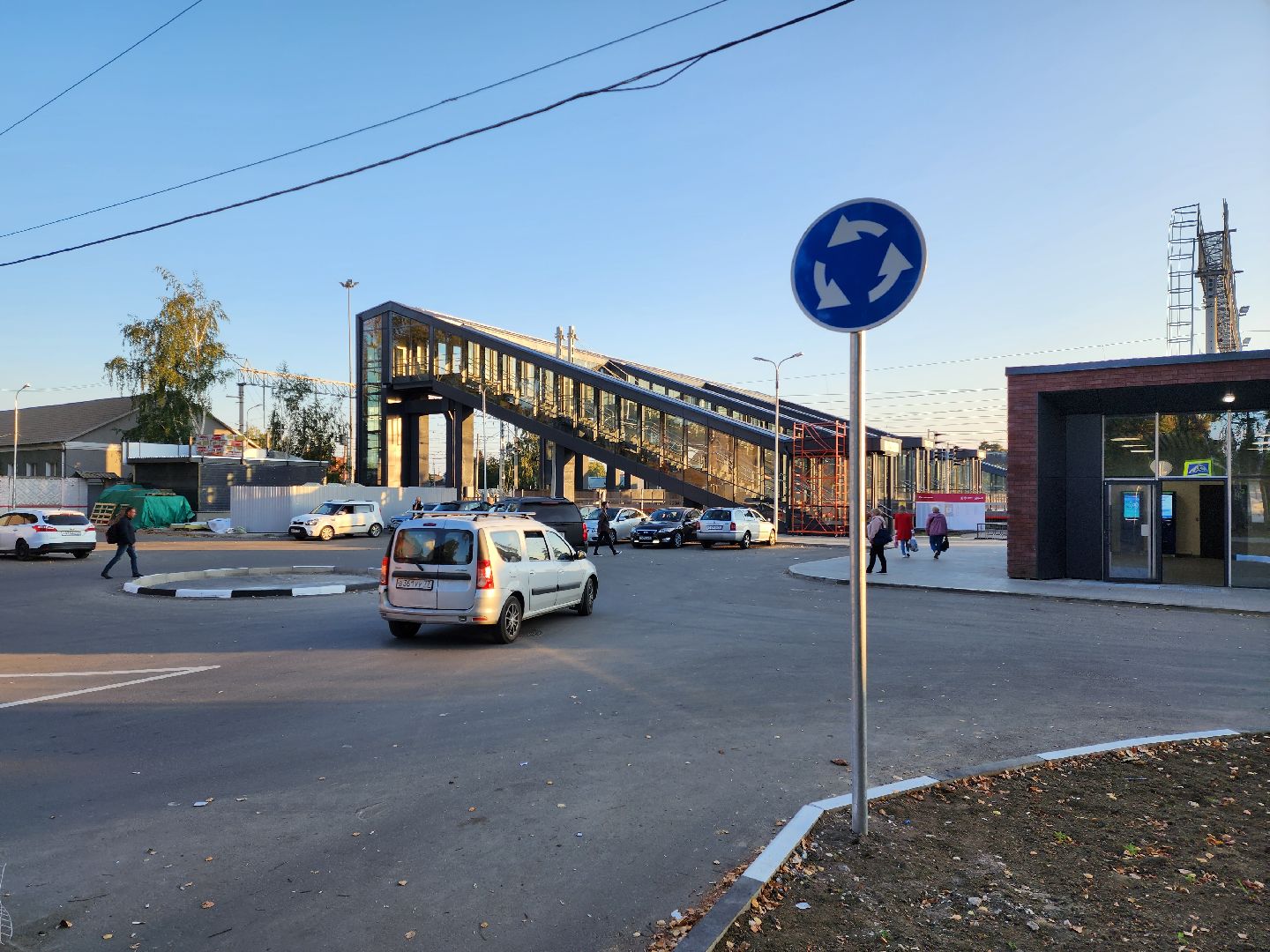 Раменское, транспорт, МЦД-3, автобусная остановка у платформы Ипподром