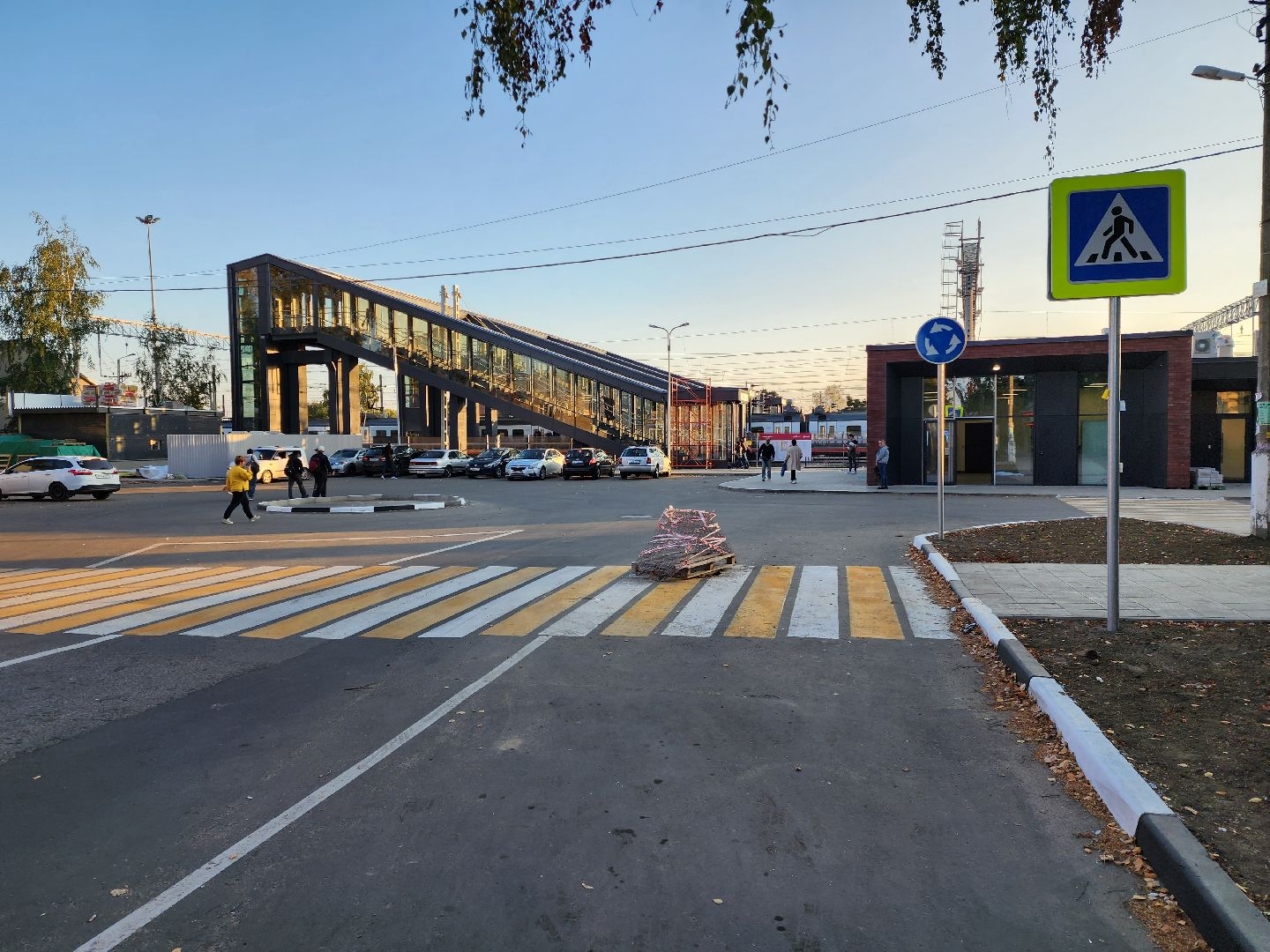 Раменское, транспорт, МЦД-3, автобусная остановка у платформы Ипподром