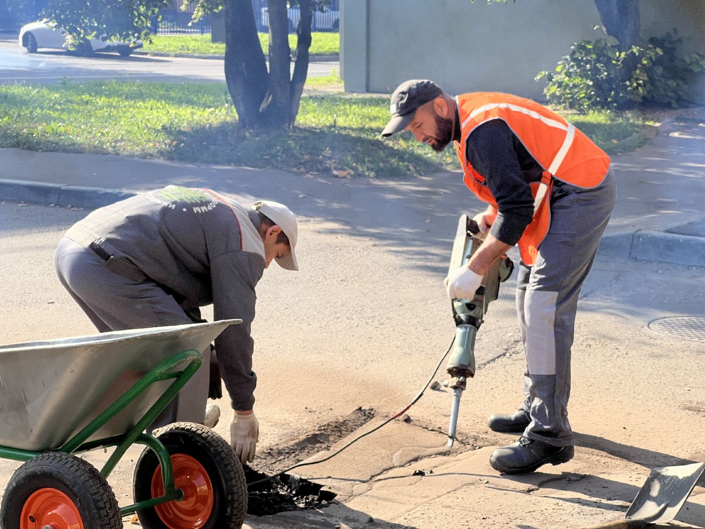 Химки, благоустройство, ямочный ремонт