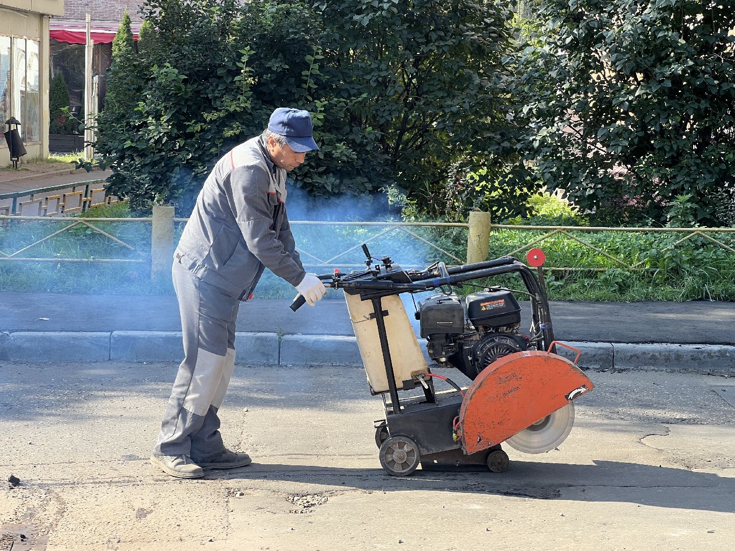 Химки, благоустройство, ямочный ремонт