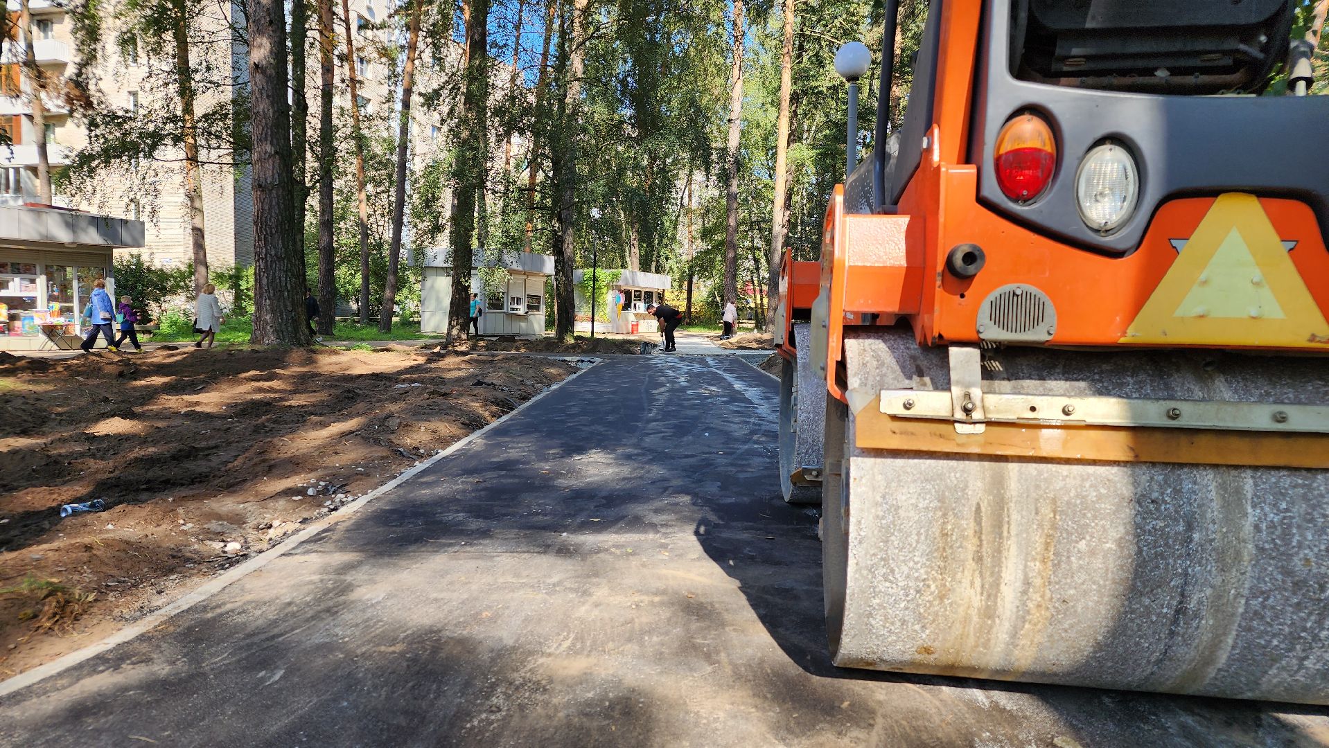 благоустройство, пешеходные дорожки, Протвино, комфорт жителей, благоустройство дворов,
