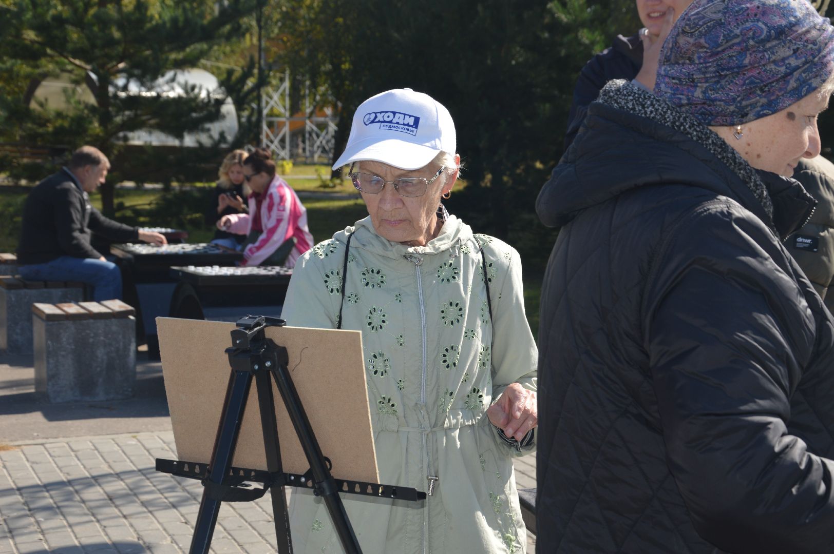 Правополушарное рисование, шатура, парк, активное долголетие