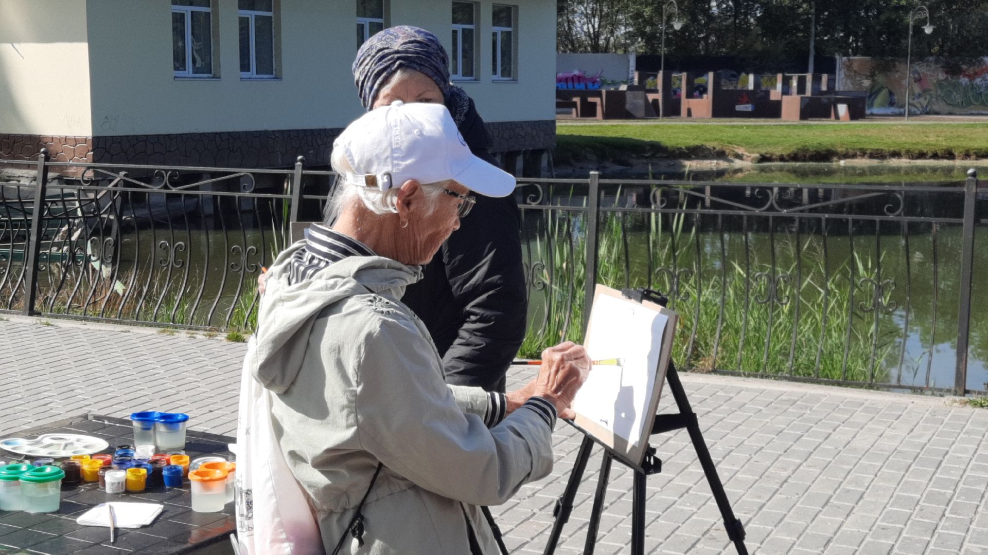 Правополушарное рисование, шатура, парк, активное долголетие