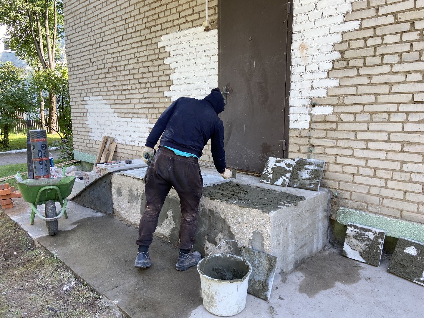 детсад, ремонт крыш,