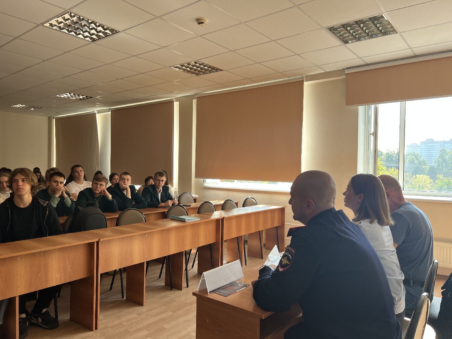 Химки, МВД, молодежь, лекция