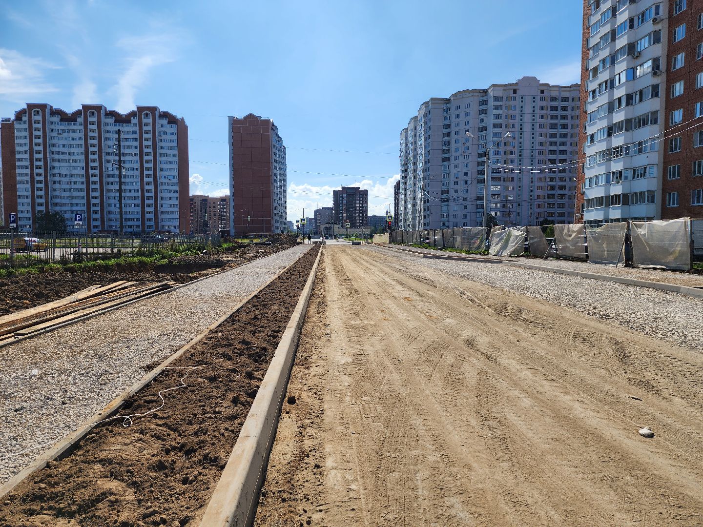 дороги, строительство дорог, серпухов, ивановские дворики, улица героев отечества, новая поликлиника, школа 18,