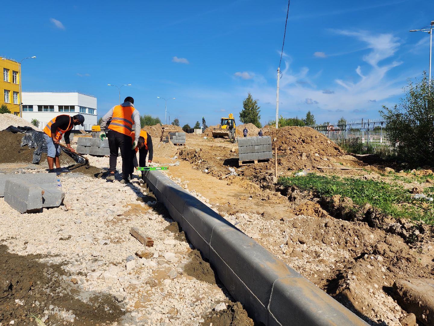 дороги, строительство дорог, серпухов, ивановские дворики, улица героев отечества, новая поликлиника, школа 18,