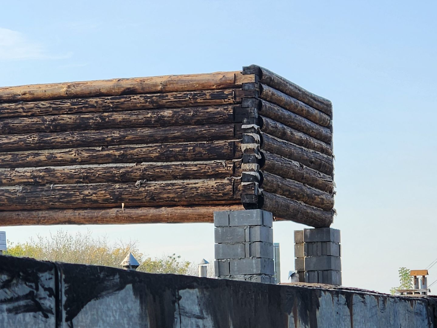 необычная, постройка, гараж, кооператив, изба