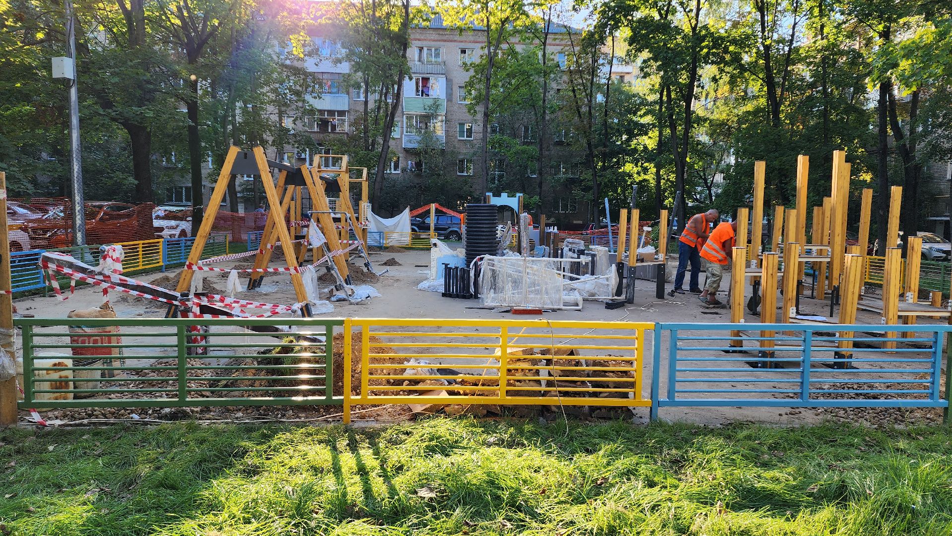 детская игровая площадка, благоустройство,