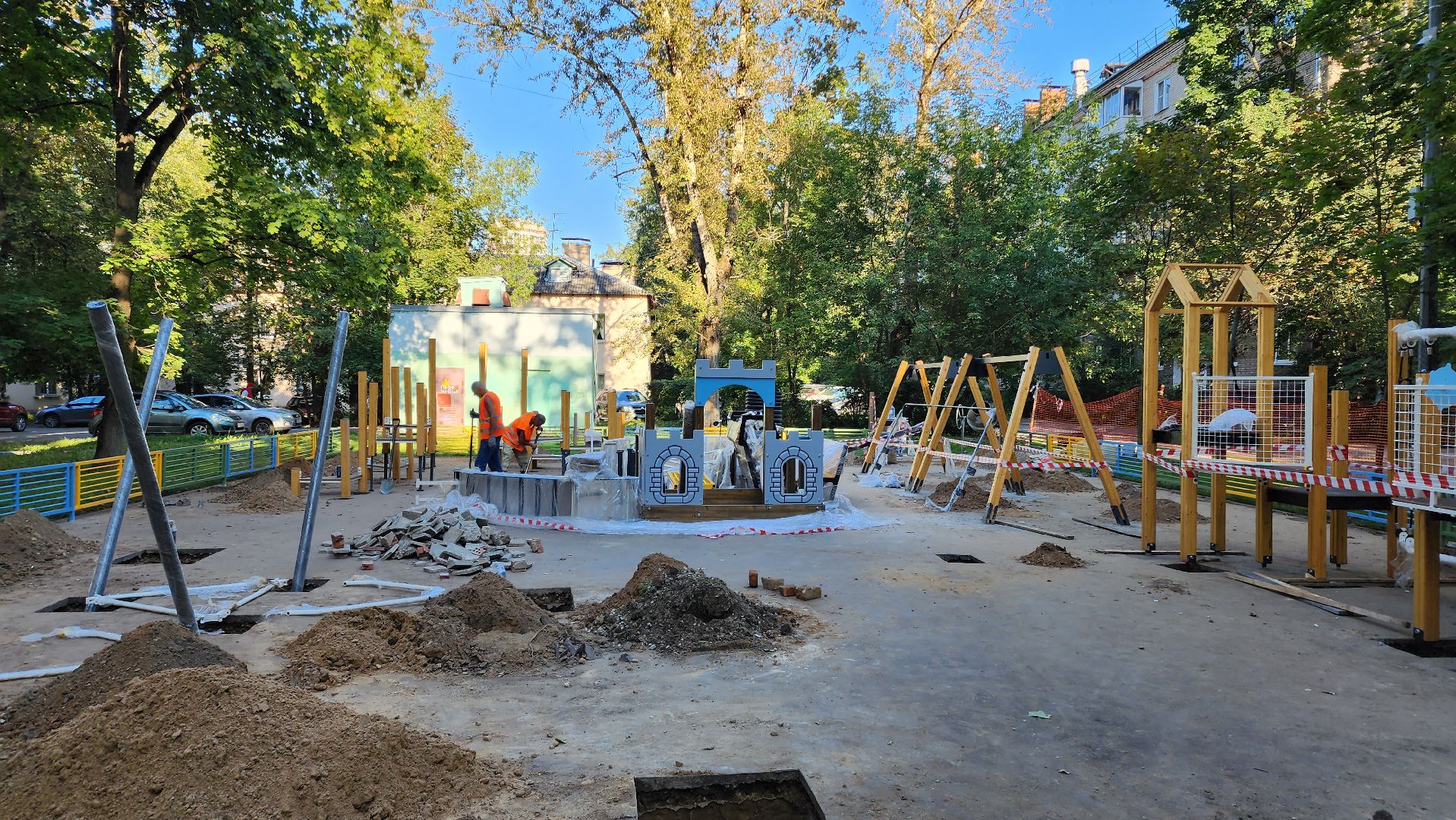 детская игровая площадка, благоустройство,