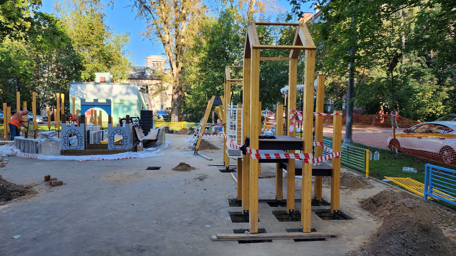 детская игровая площадка, благоустройство,