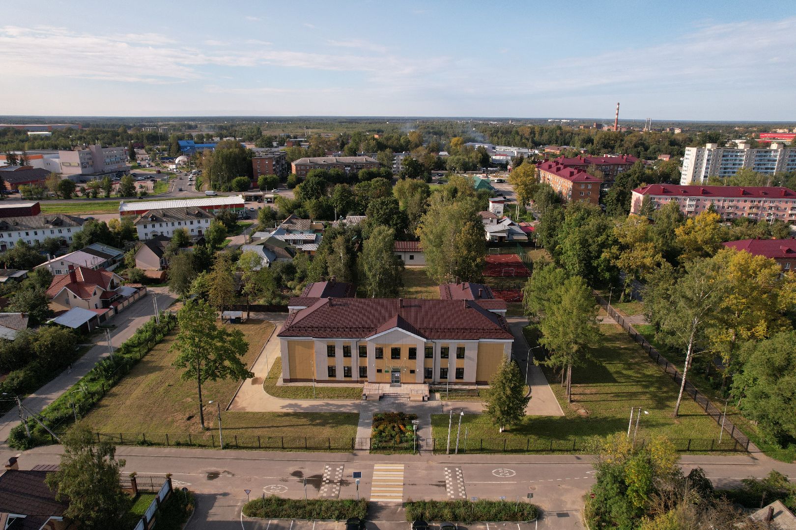 школа, учеба, образование,видео с коптера,