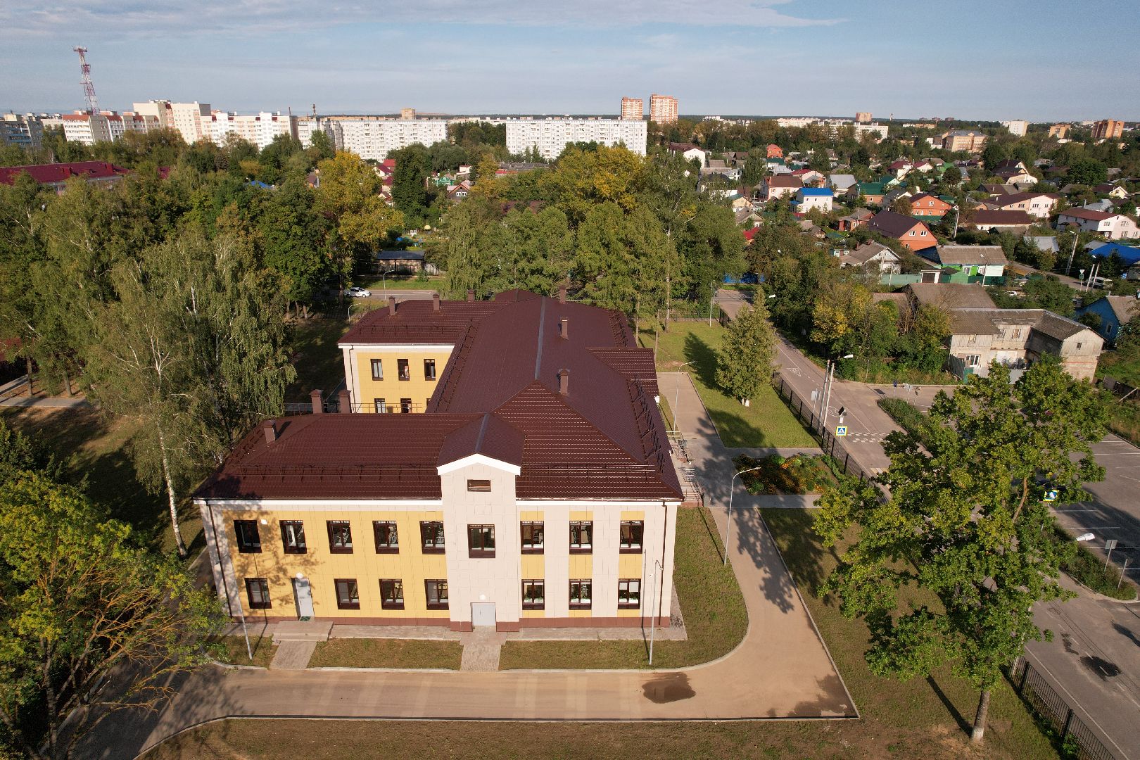 школа, учеба, образование,видео с коптера,