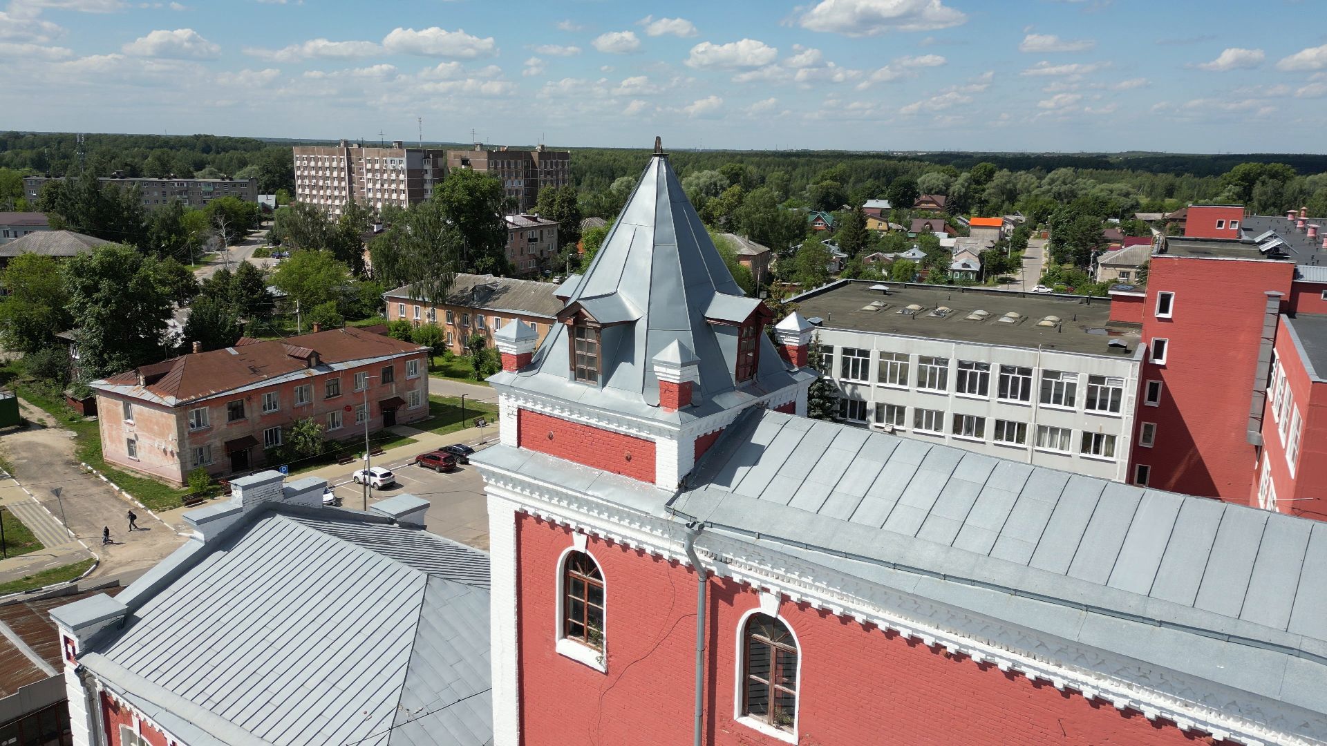 Павловский посад, платки,шали, видео с коптера,