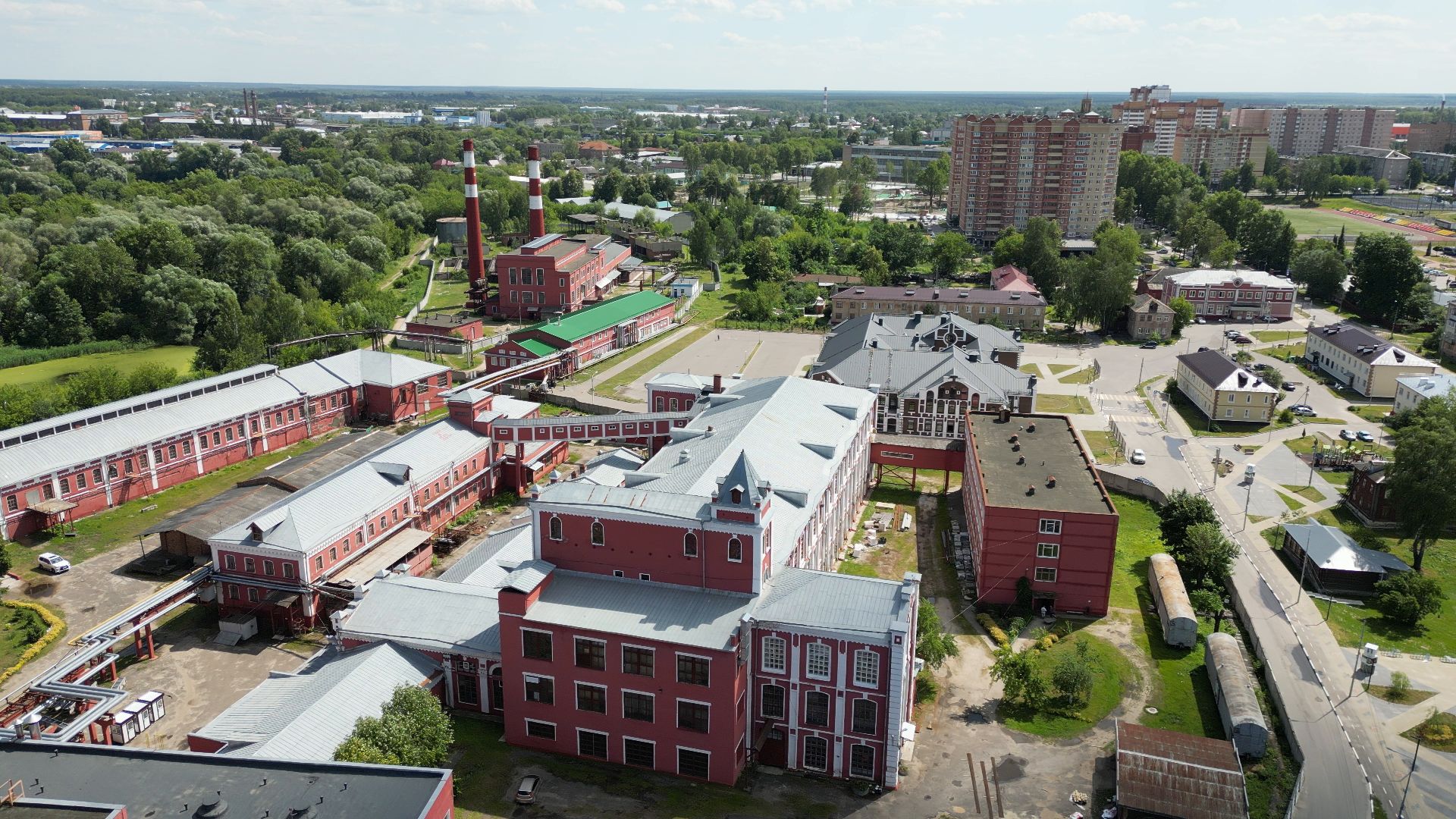 Павловский посад, платки,шали, видео с коптера,