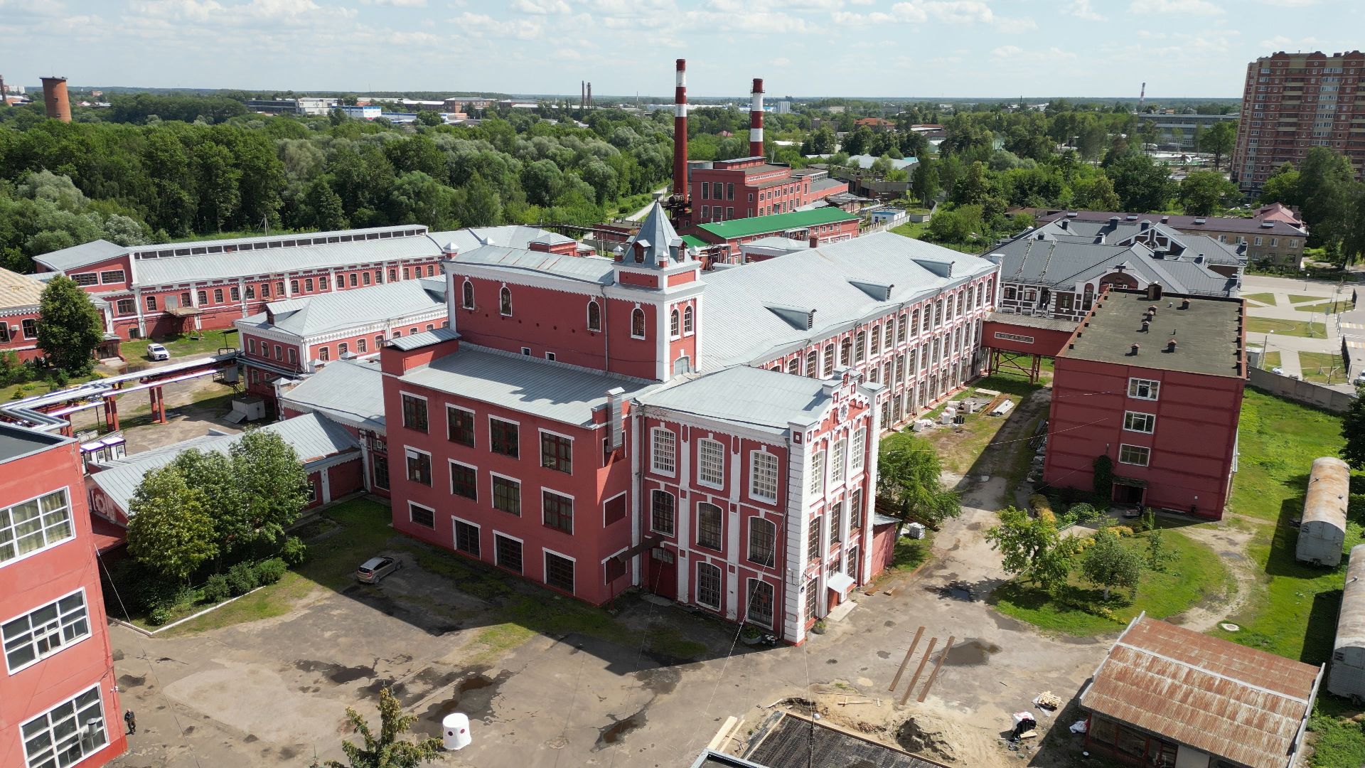 Павловский посад, платки,шали, видео с коптера,