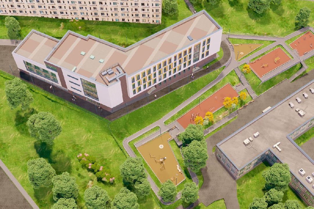 Лыткарино, строительство, школа