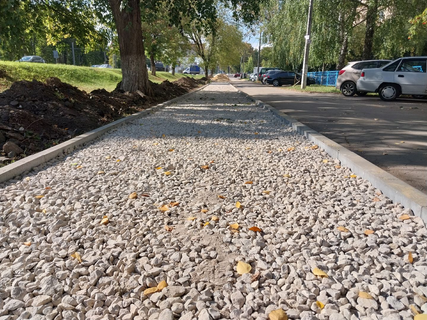 Коломна, дороги, тротуар