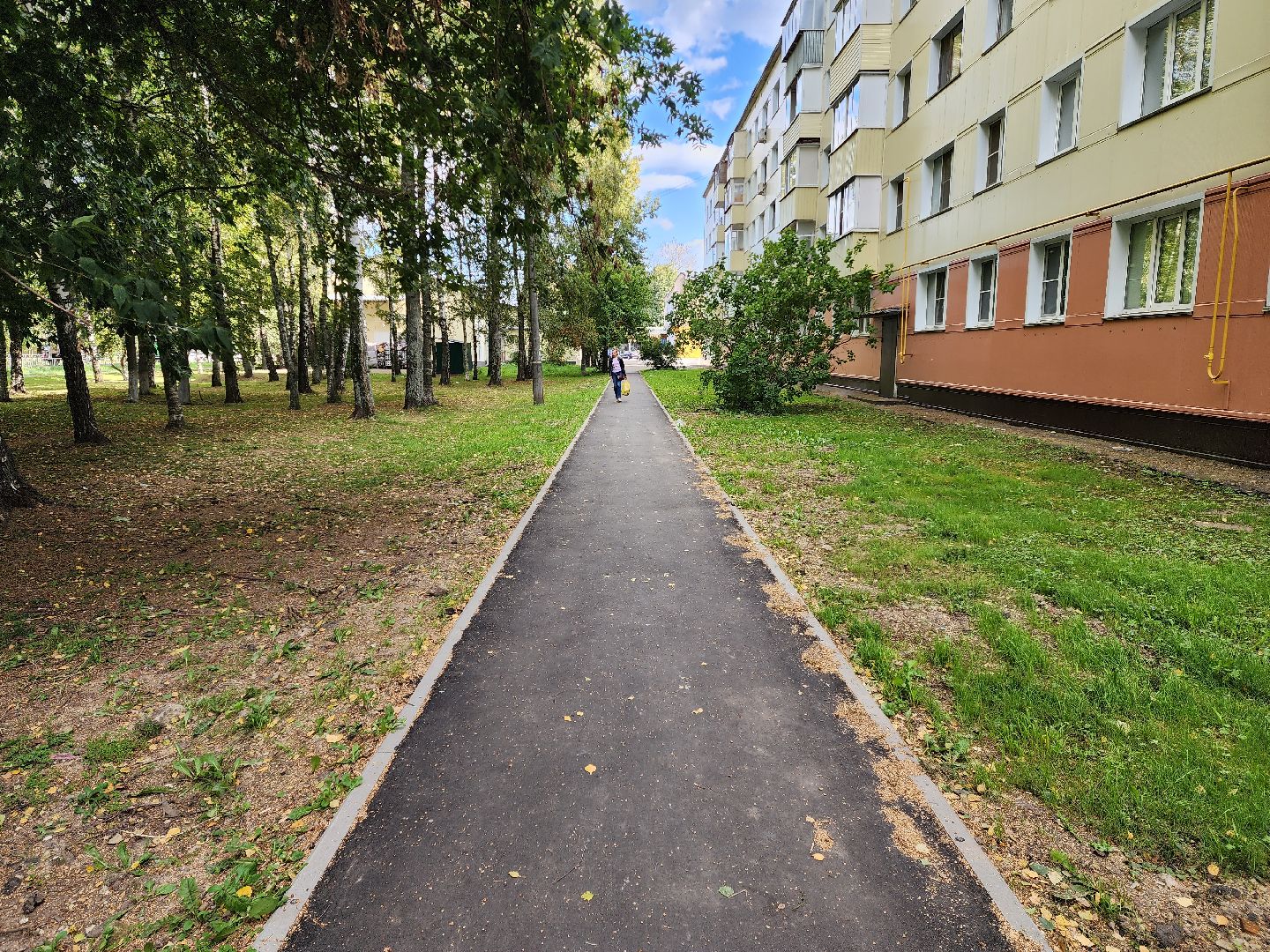 Бронницы, благоустройство, тротуары по народным тропам, Советская улица