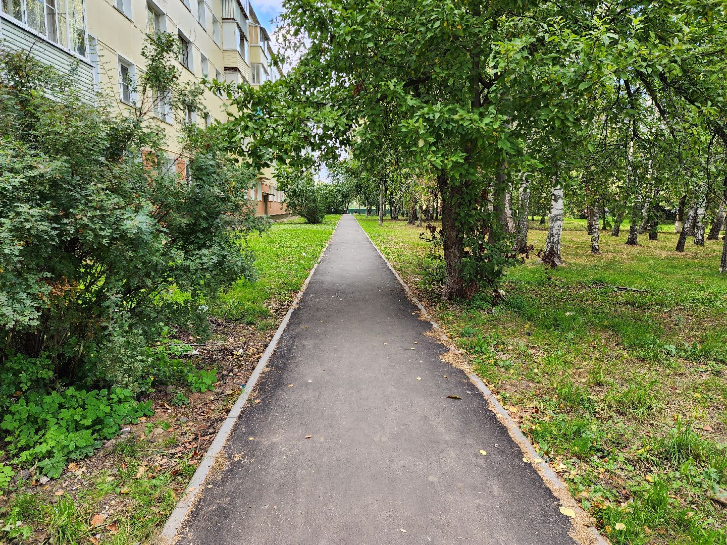 Бронницы, благоустройство, тротуары по народным тропам, Советская улица