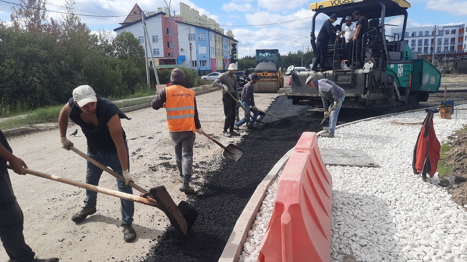 Шатура, новая автодорога, дорога, пятый микрорайон, строительство