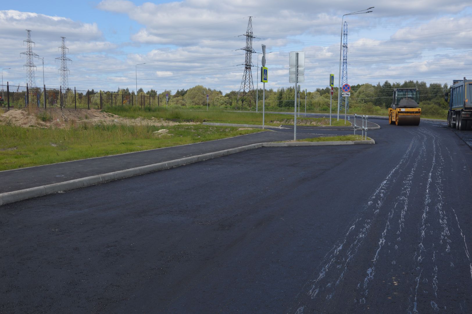 Шатура, новая автодорога, дорога, пятый микрорайон, строительство