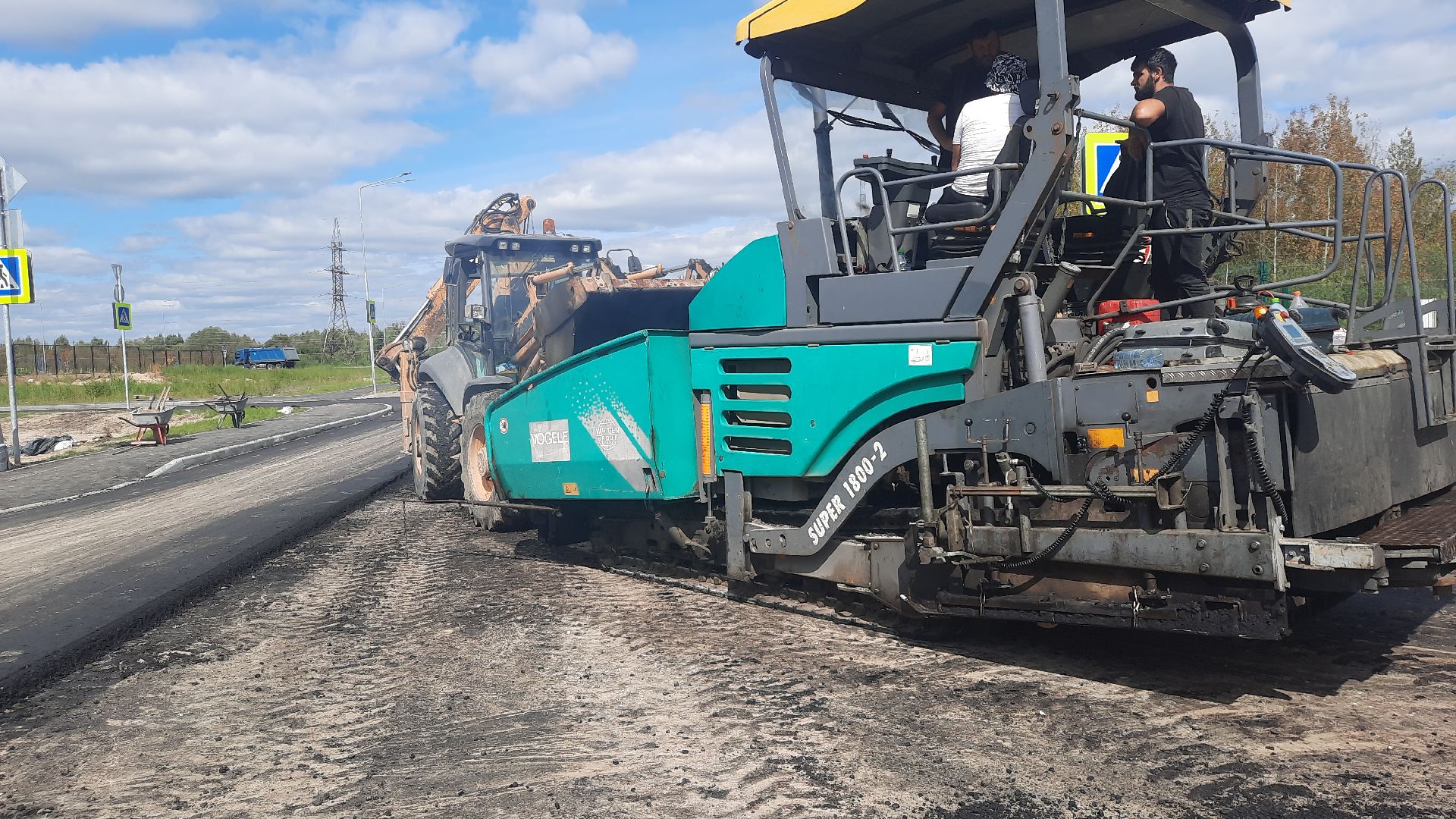 Шатура, новая автодорога, дорога, пятый микрорайон, строительство