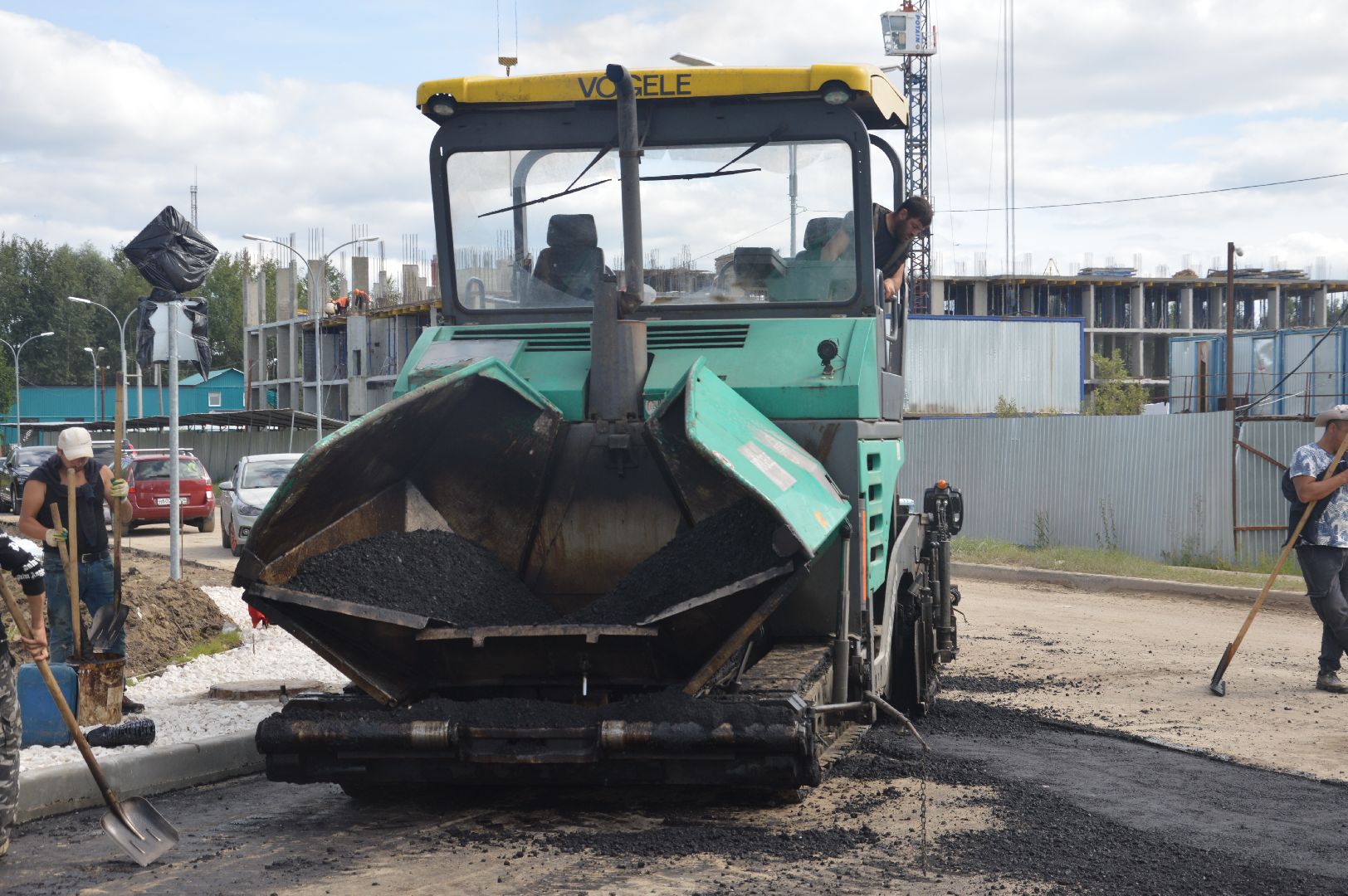 Шатура, новая автодорога, дорога, пятый микрорайон, строительство