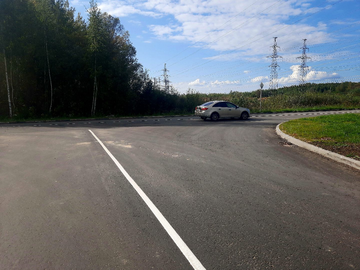 Шатура, новая автодорога, дорога, пятый микрорайон, строительство