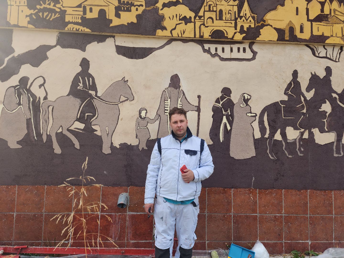 Звенигород, историческое графитти, арт-стрит, уличное искусство