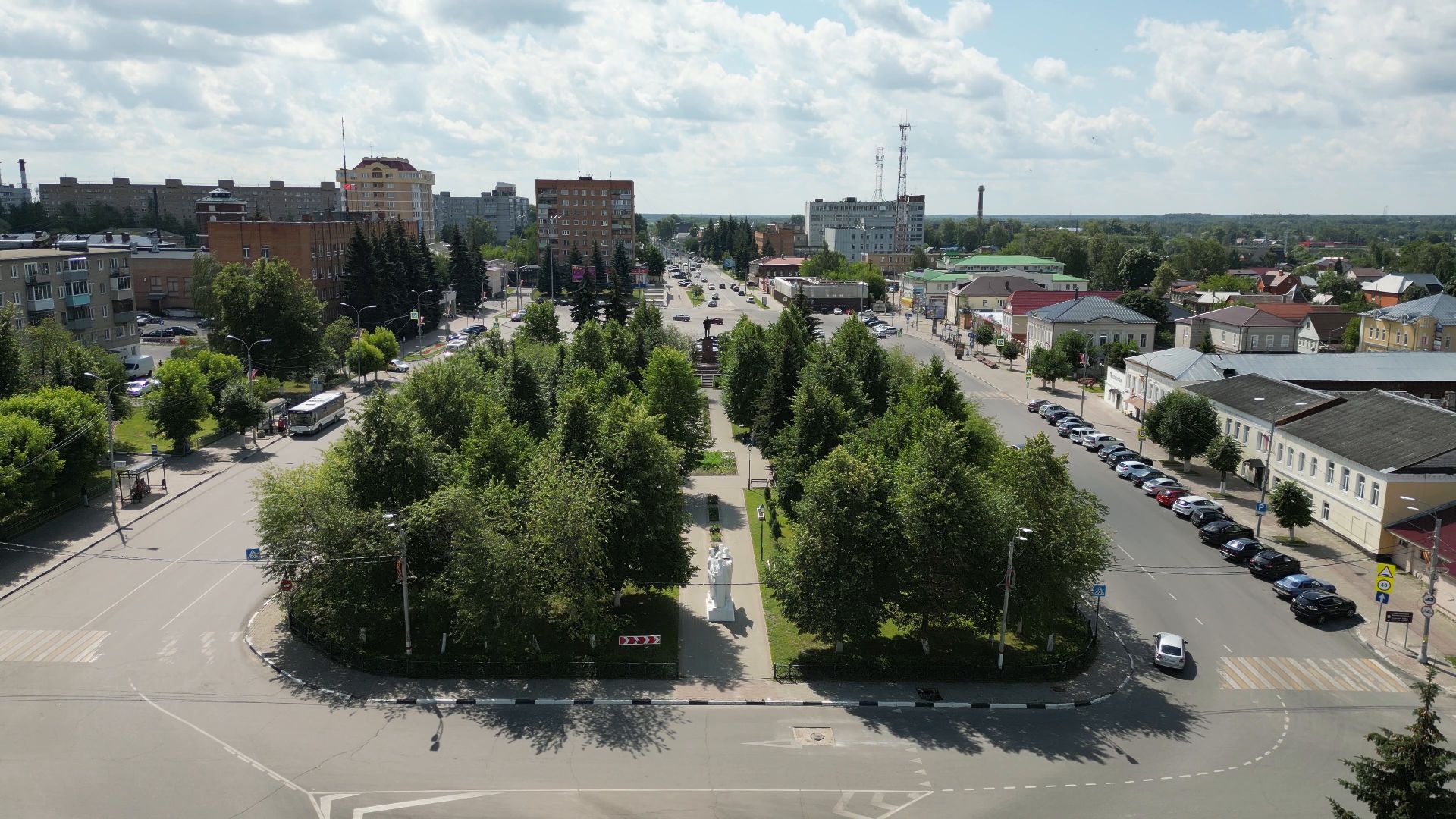 площадь, павловский посад,видео с коптера,