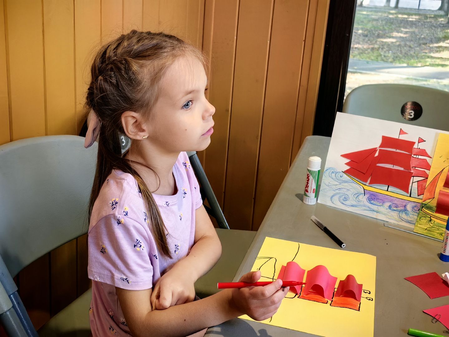 мастер-класс, корабль, клей, бумага, творчество,