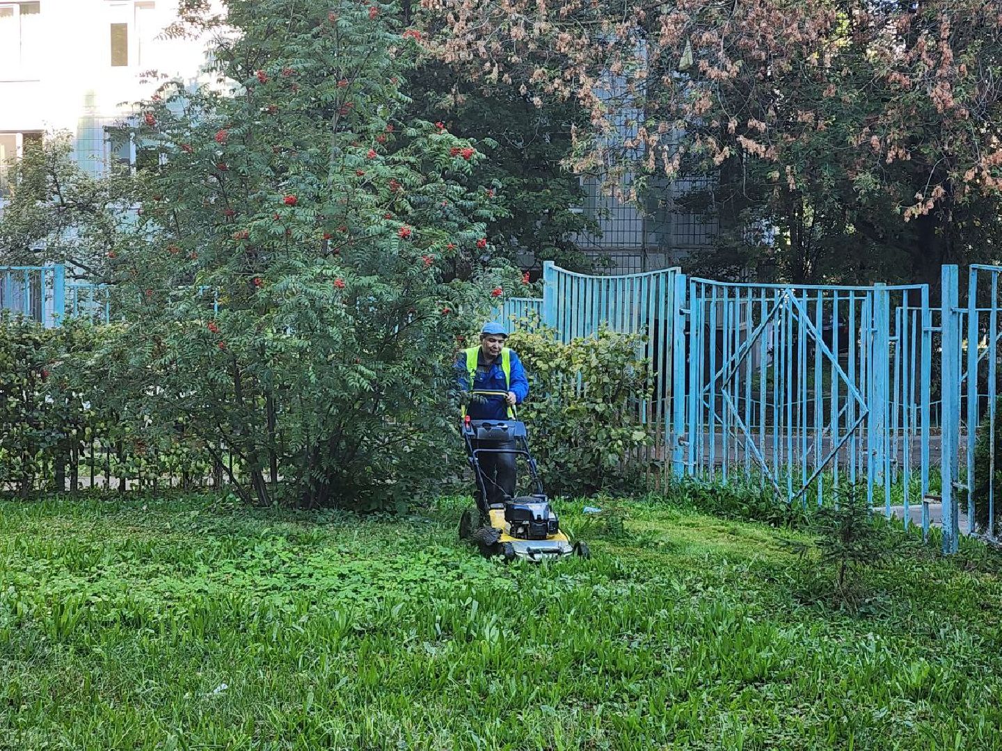жкх, уборка дворов, покос травы, коммунальное хозяйство, дворыподмосковья,