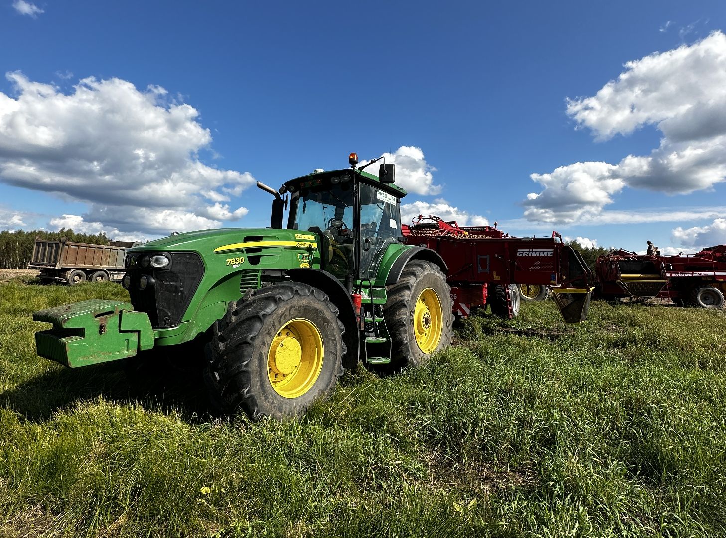 Клин, урожай, картофель