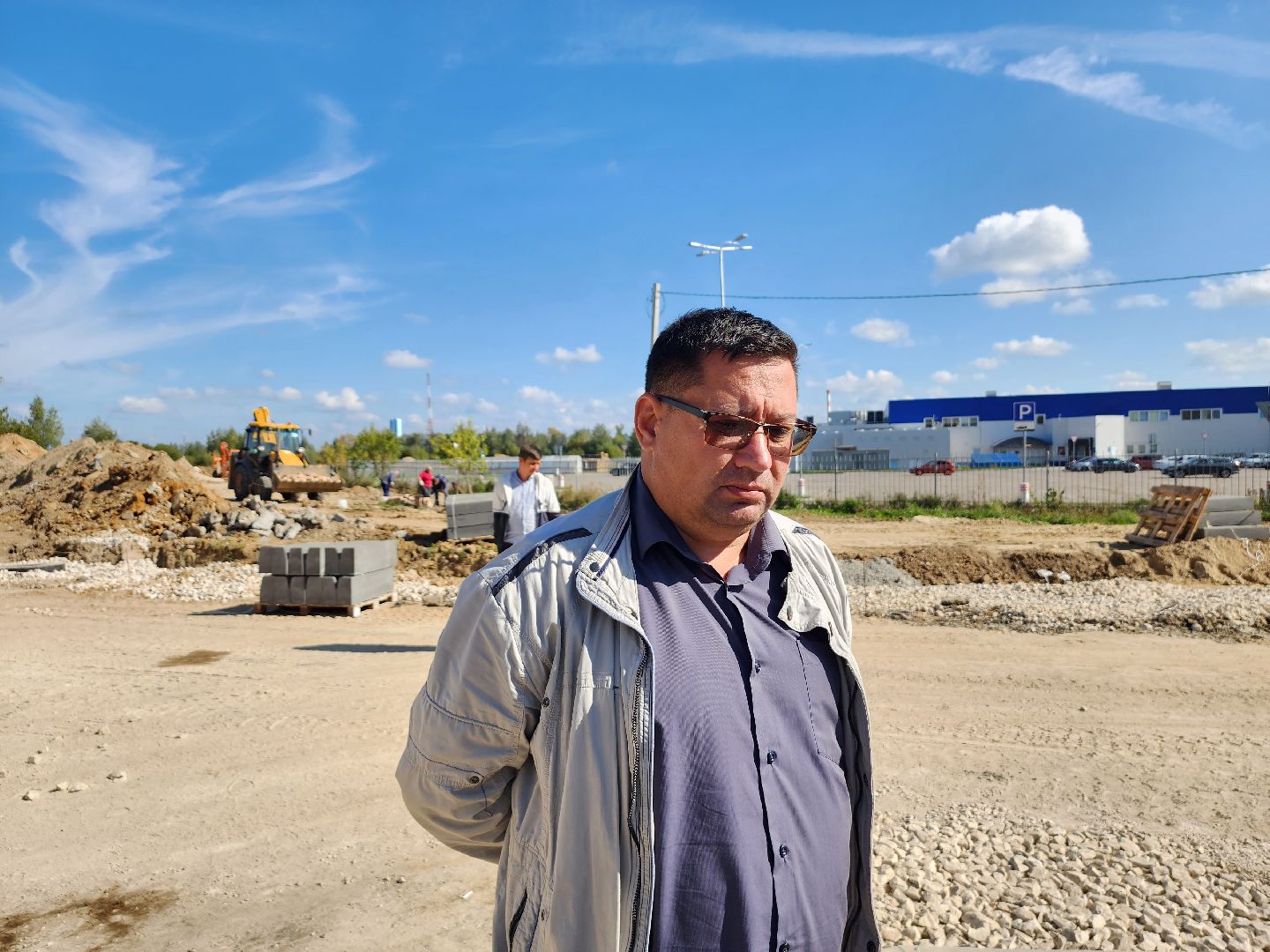 строительство дорог, круговое движение, московское шоссе, серпухов, ивановские дворики, новая поликлиника,