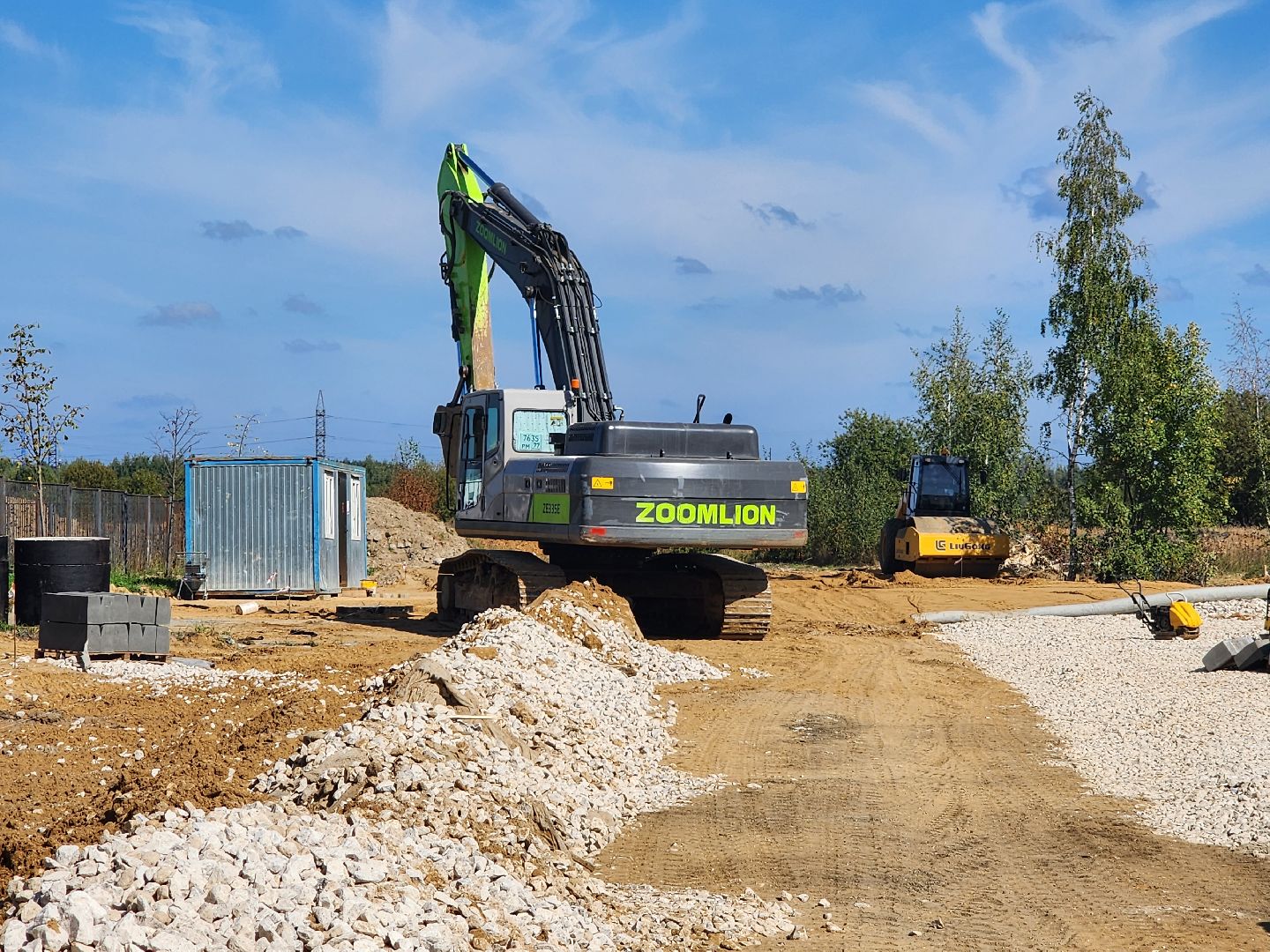 строительство дорог, круговое движение, московское шоссе, серпухов, ивановские дворики, новая поликлиника,