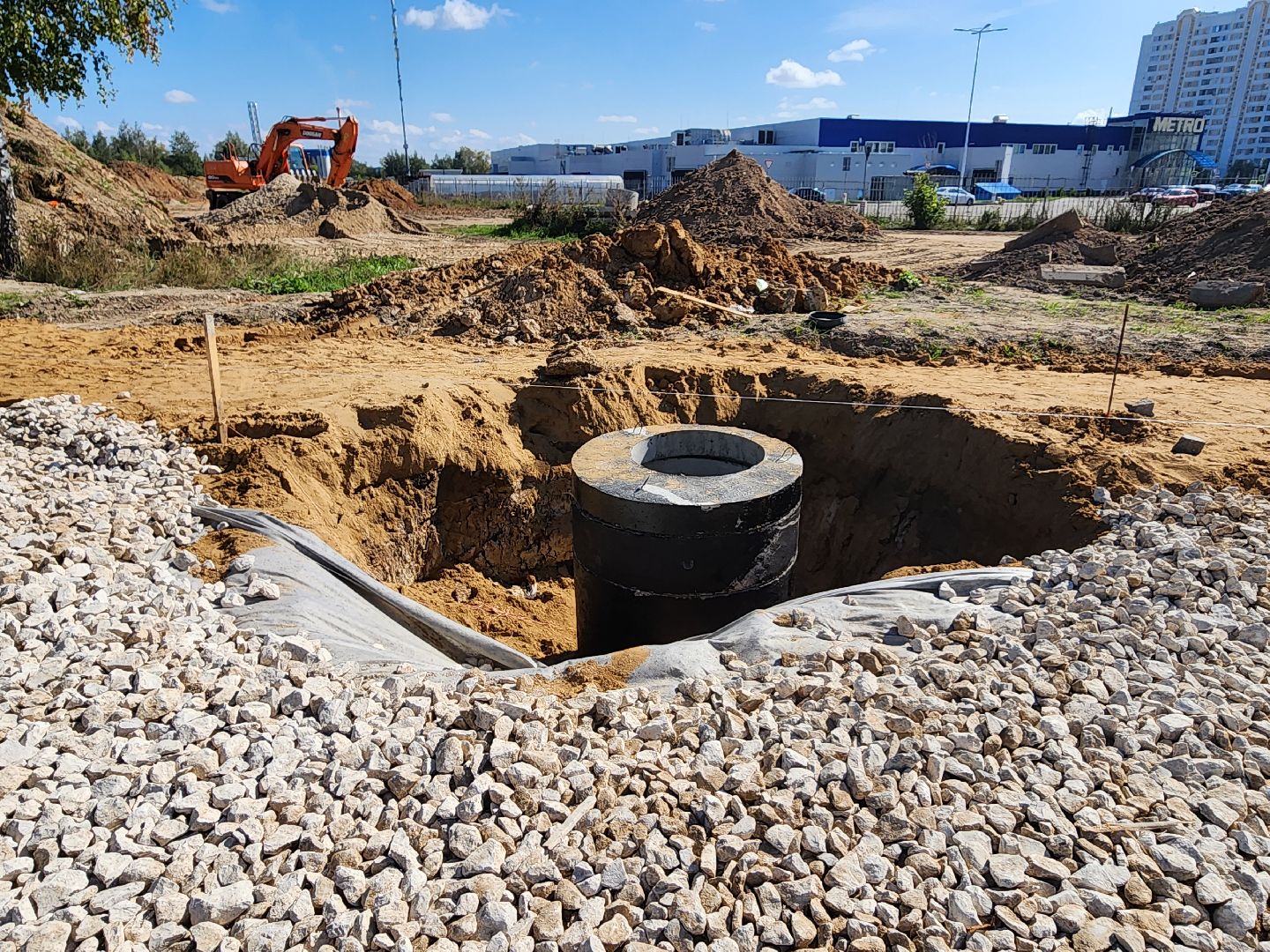 строительство дорог, круговое движение, московское шоссе, серпухов, ивановские дворики, новая поликлиника,