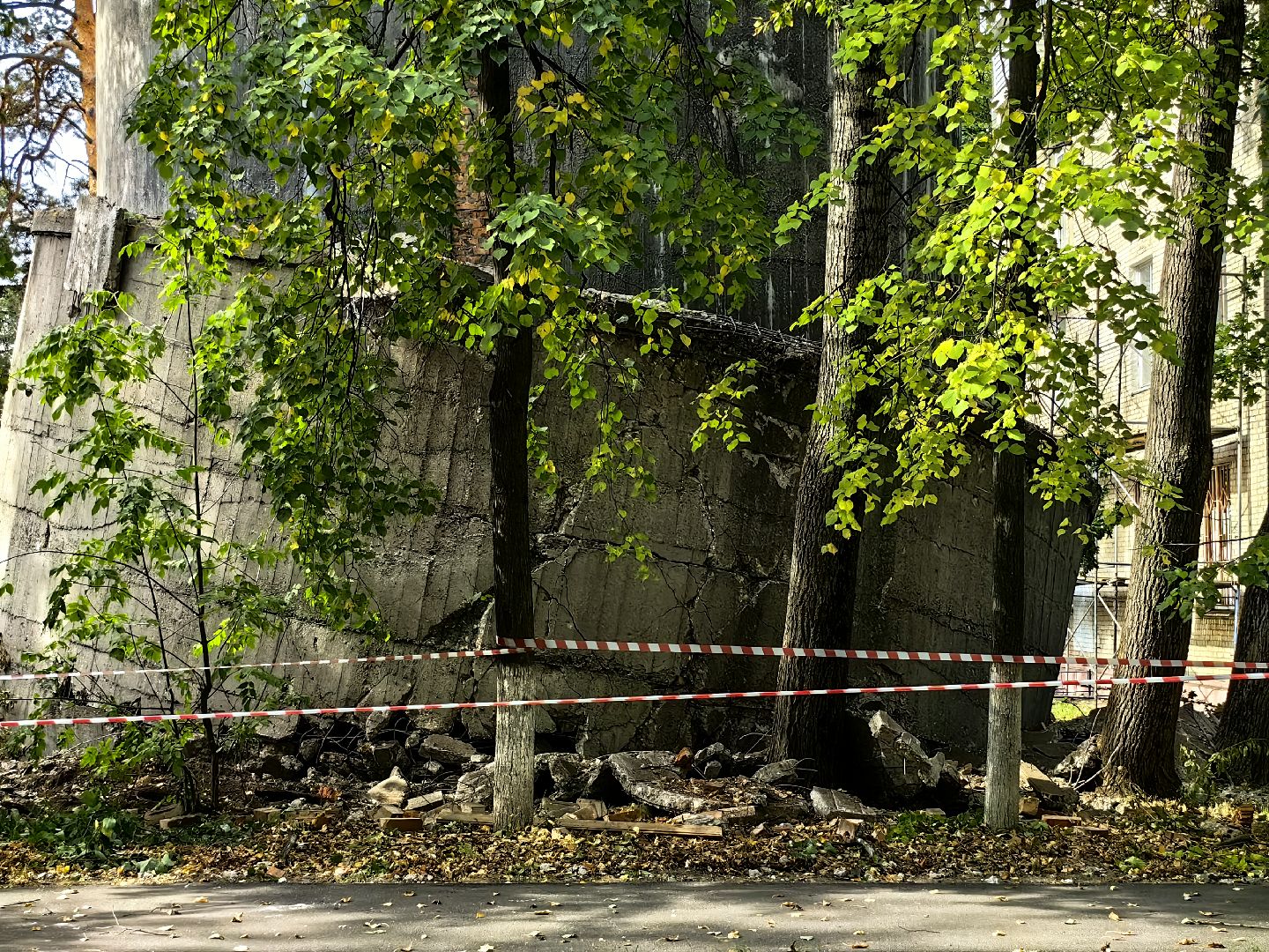 чп, обвал, водонапорная башня, постройка,